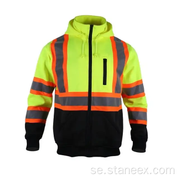 OEM ODM Custom Logo Reflective Hoodie Sweatshirts